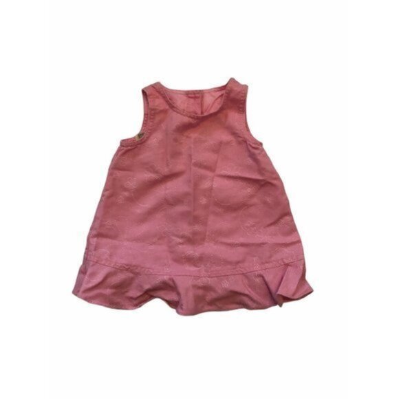 Faded Glory Baby Girl Size 12m Pink Sleeveless Dress - Picture 1 of 4